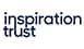 The image shows the "inspiration trust" logo with lowercase blue text on a white background.